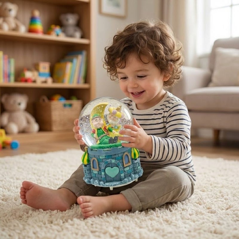 Fananees & ElSheikh Snow Globe Water Ball with Lights & Music - 6056 - Image 2
